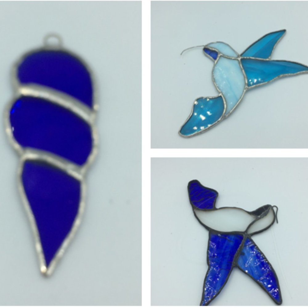Stained Glass Ornaments Gift Hanging Handmade
